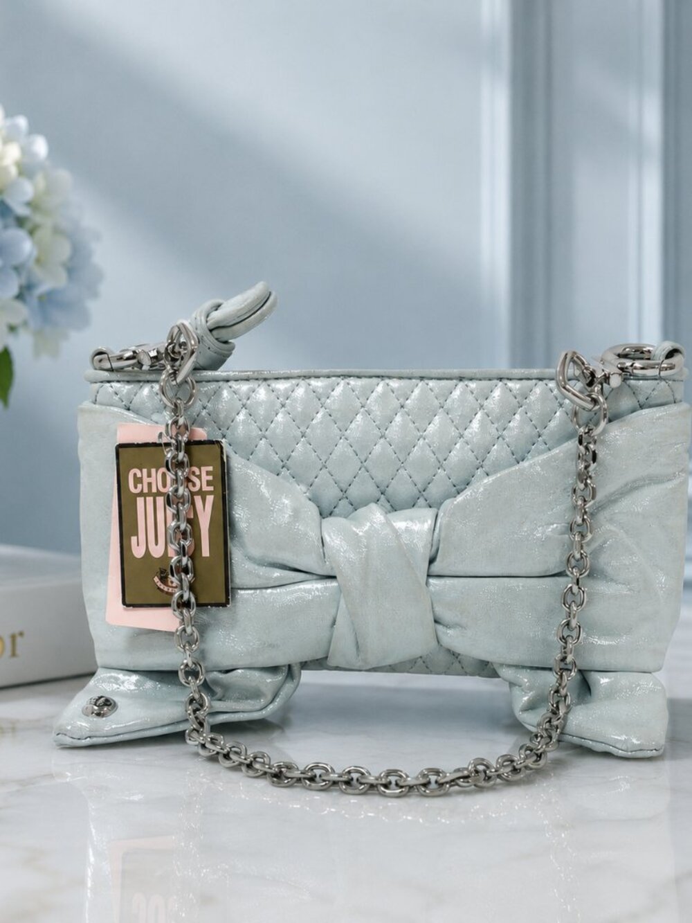 Juicy Couture Flair Bow Clutch Bag